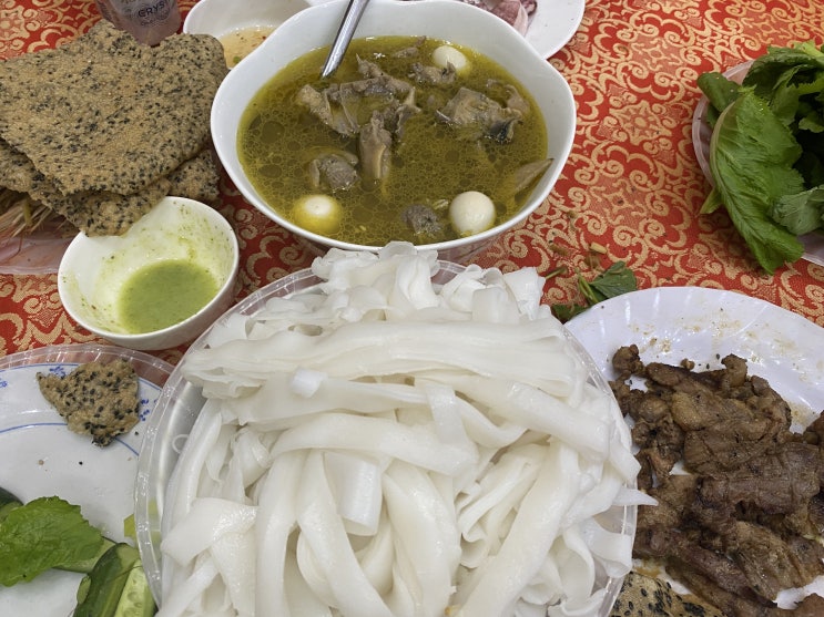 베트남 친구 집에서 소소한 저녁식사