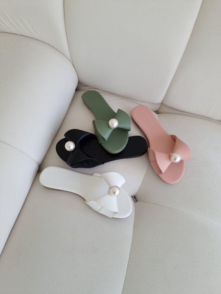  여성러블리슬리퍼 추천해요 여성진주리본슬리퍼