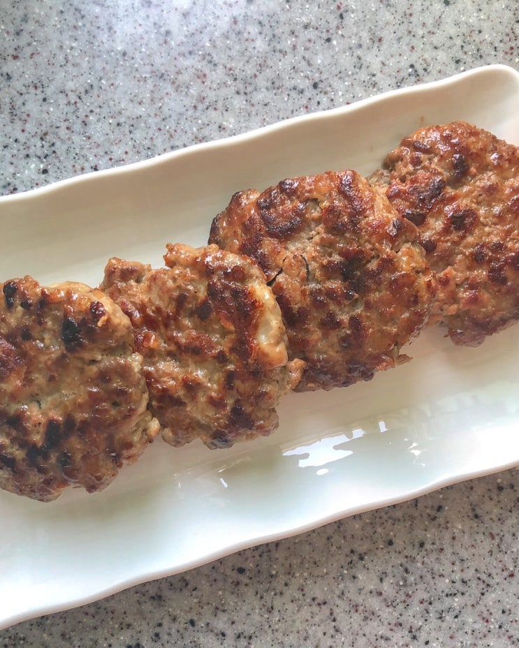  떡갈비 만들기 :: 소고기 돼지고기 치즈떡갈비,냉동보관법