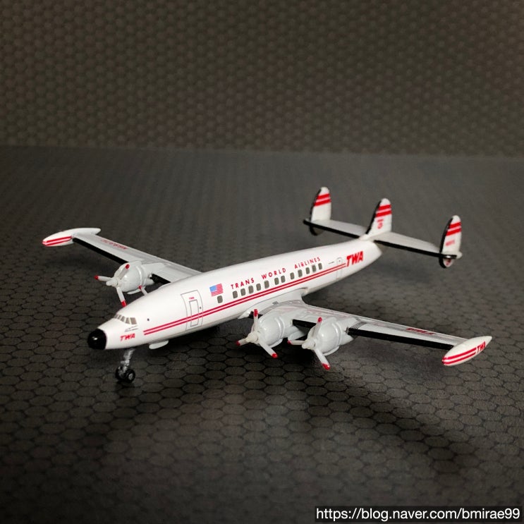  [1/500 여객기] TWA 록히드 L-1049G Super Constellation 항공 모형