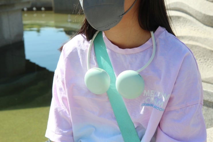 목풍기 휴대용 날개없는 선풍기 목걸이형 마카롱이라 예뻐! 목풍기 휴대용 날개없는 선풍기 목걸이형 마카롱이라 예뻐!