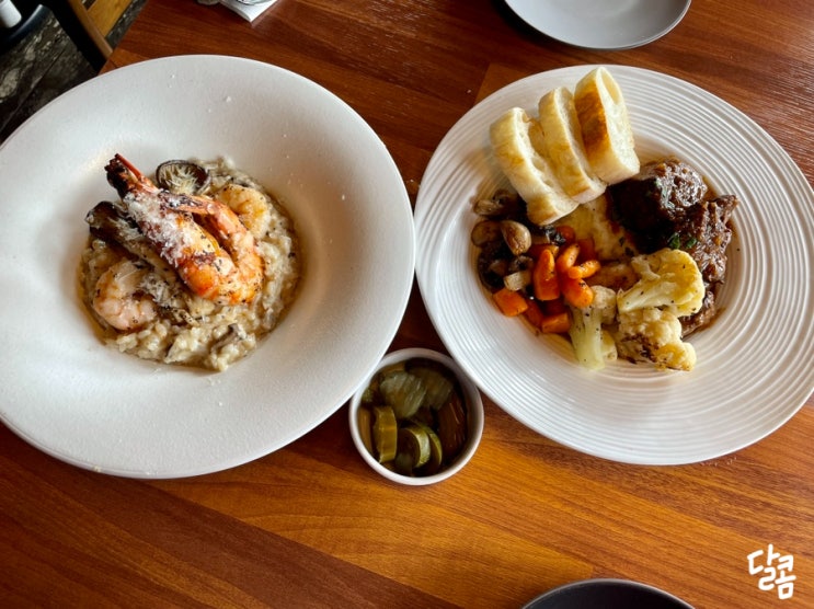  익선동파스타 맛집 '이층양옥'에서 브런치 : 비프 부르기뇽, 새우 트러플크림 리조또