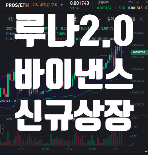  [속보] 바이낸스 (Binance) 루나 테라 2.0 신규상장 일정 (LUNA/USDT, LUNA/BUSD) 5월 31일 15:00시