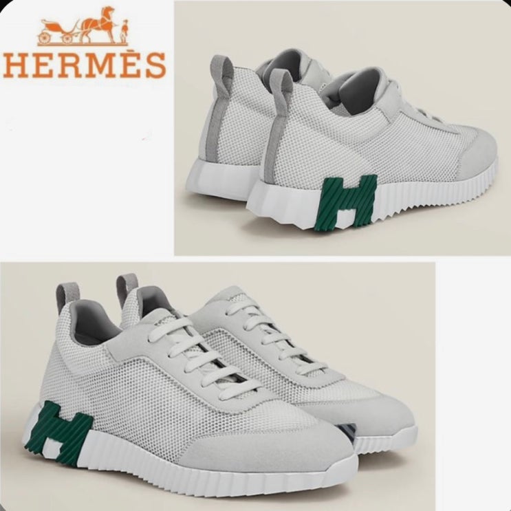  에르메스 바운싱 스니커즈 Hermes Bouncing Sneakers (신상 화이트 그린)