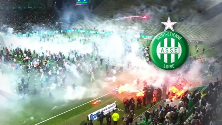 <b>2부</b> 리그 강등에 분노한 프랑스 축구 생테티엔 홈<b>관중</b> 폭동