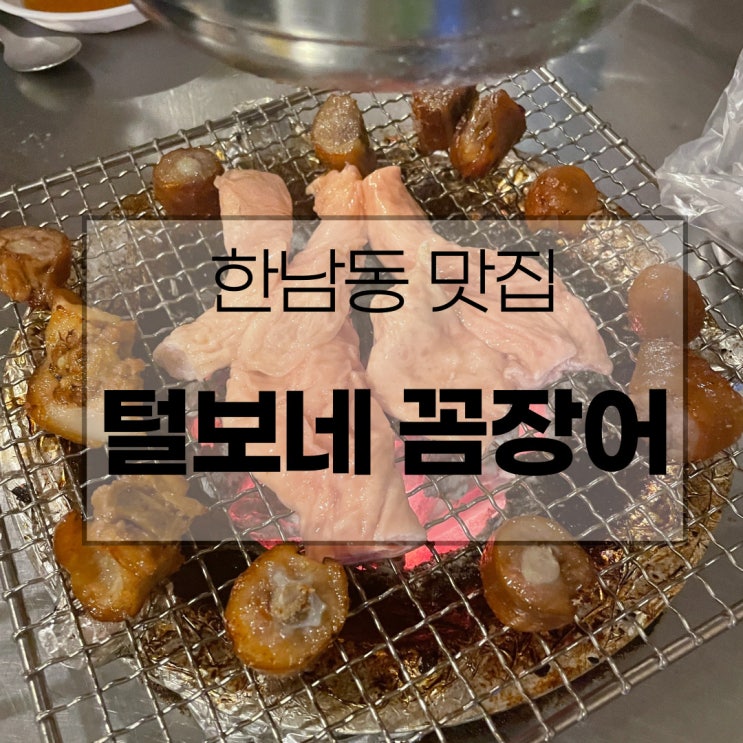  한남동 맛집 털보네 꼼장어 다비치 강민경 추천 맛집