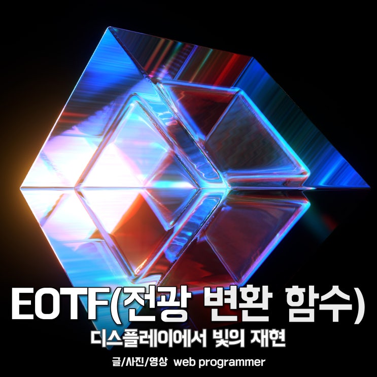  EOTF 전광 변환 함수, 디스플레이에서 빛의 재현