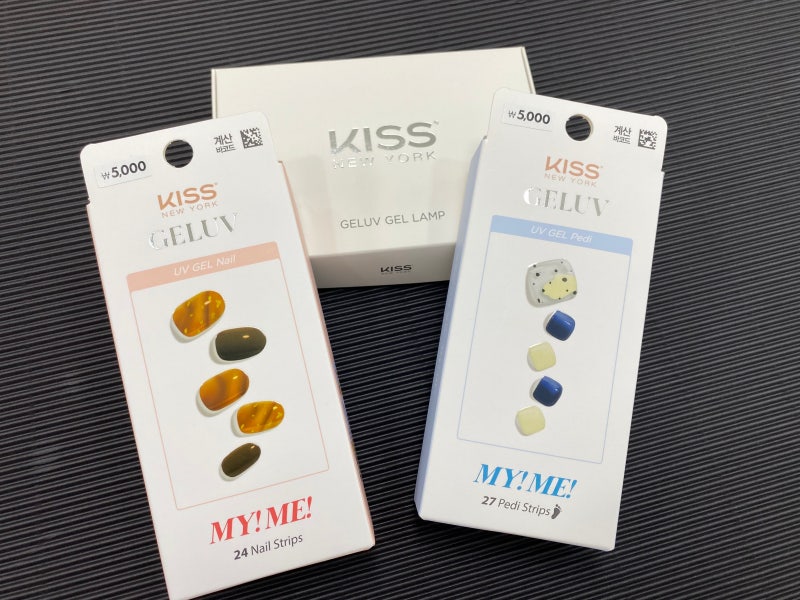 다이소 신상품! 진짜 젤네일같은 네일스티커 키스뉴욕 젤러브마이미 젤네일스티커 2