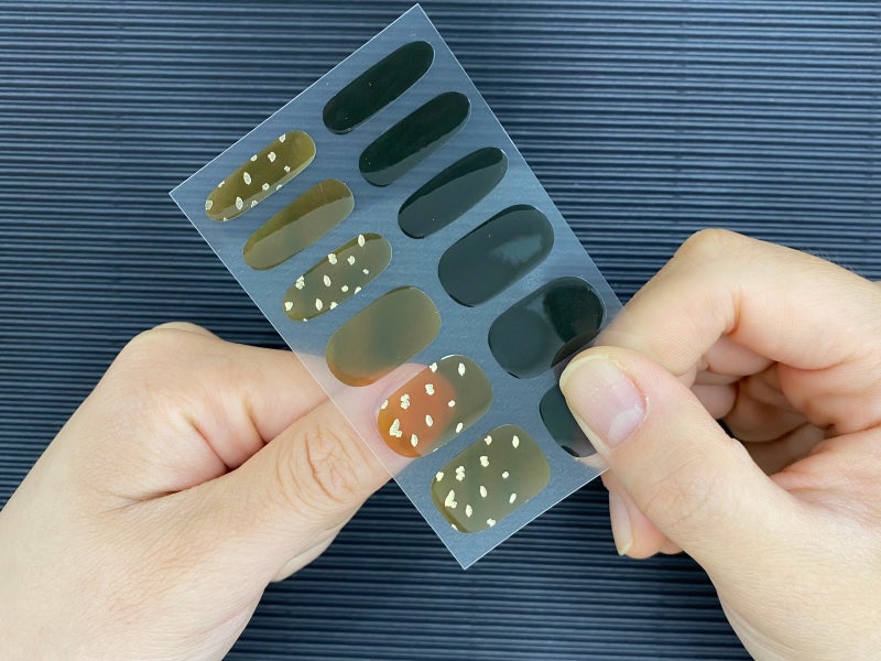 다이소 신상품! 진짜 젤네일같은 네일스티커 키스뉴욕 젤러브마이미 젤네일스티커 9