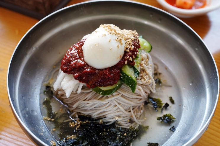  양평 맛집 중미산 막국수 녹두빈대떡 비빔막국수 되비지탕 백반 내돈내산