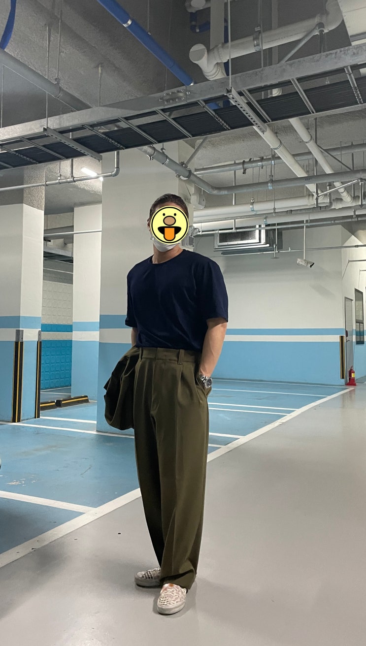  유니클로 마르니 셋업 올리브 착샷, 후기