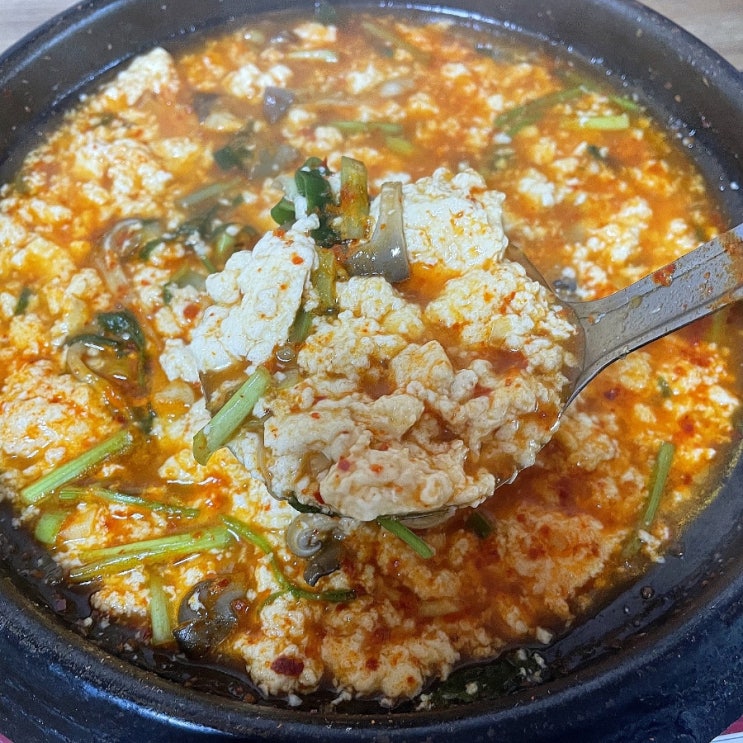 [강릉 맛집] 정말 담백하고 고소했던 순두부전골 9남매두부집