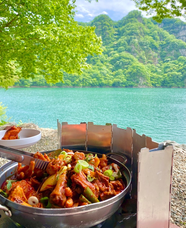  [완주] '뷰맛집' 대아저수지 영숙백숙 묵은지닭볶음탕  맛집