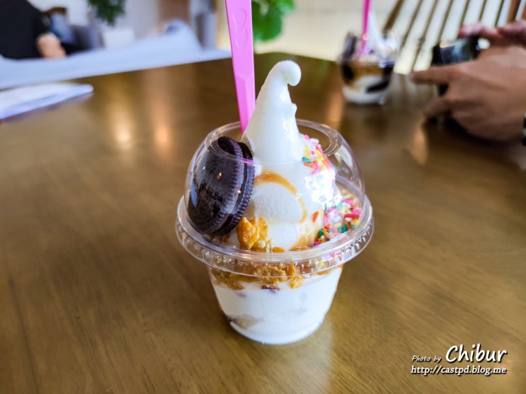 목포 카페 우유아이스크림 하얀목화