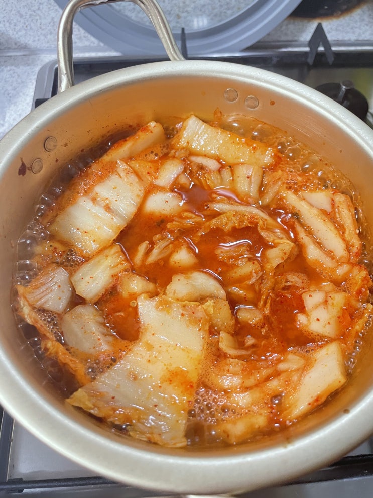  자취인의 김치찌개 김찌 만들기 레시피 ver.참치김찌