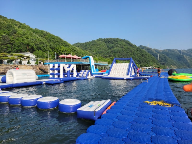 가평빠지 북한강포시즌수상레저, 놀이기구 무제한이용과 숙박과 픽업도 가능한 가평역근처 추천