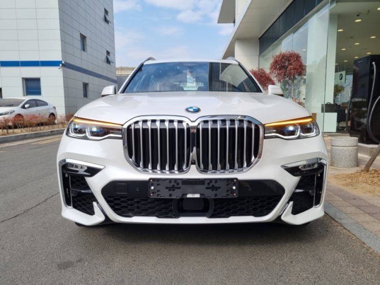 [비엠타카] 2022 BMW X7 40d MSP 6인승 마일드 하이브리드 제원/연비 후기 - 화이트/타르투포