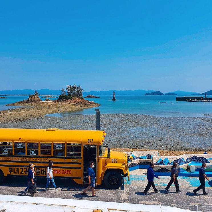 전북 군산 고군산군도 여행; 장자도 걸어보기, 무녀도 카페 무녀2구 마을버스 전북 군산 고군산군도 여행; 장자도 걸어보기, 무녀도 카페 무녀2구 마을버스