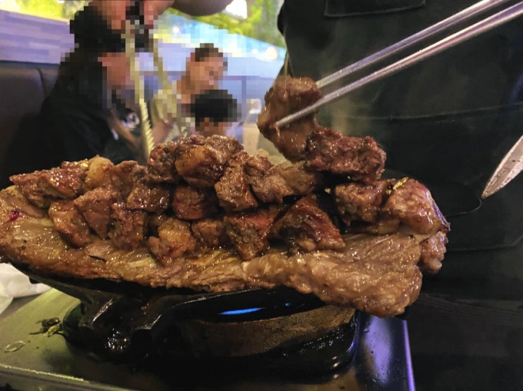  광주 금호동 우대갈비 먹으러! 화원짚불구이