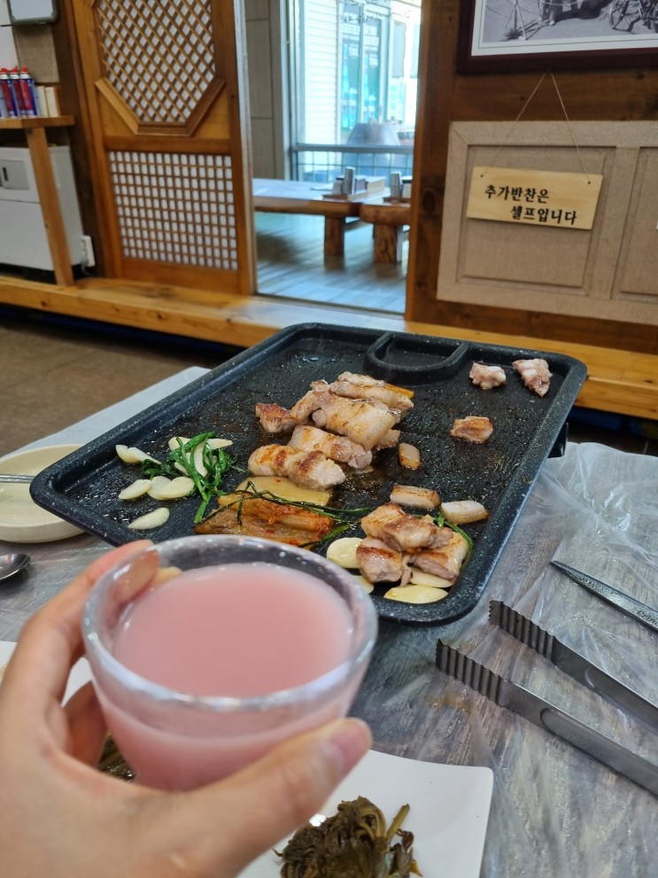 약돌돼지와 쌈장에 반한 찐 맛집 옹기에 한가득 [문경 맛집]