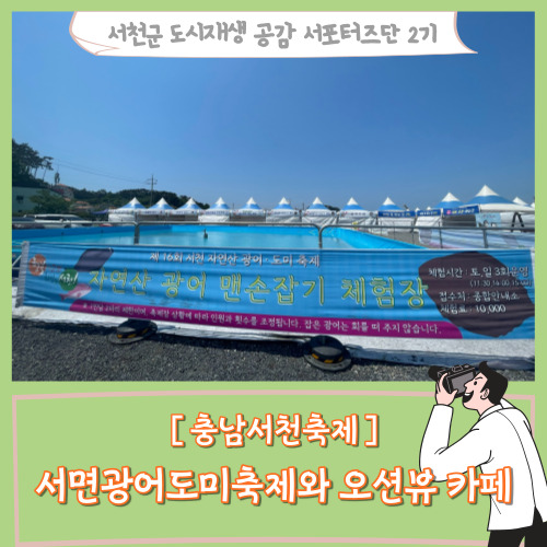  [서포터즈][충남서천축제] 서면 자연산광어 도미축제와 근처 오션뷰카페