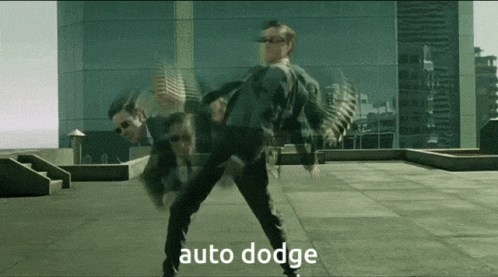  Dodge / Dodge a bullet / Dodge about 뜻 한방에 이미지로 기억하기 - 재빨리 몸을 움직여 피하다 / 간신히 위기를 넘기다 / 요리조리 피하다