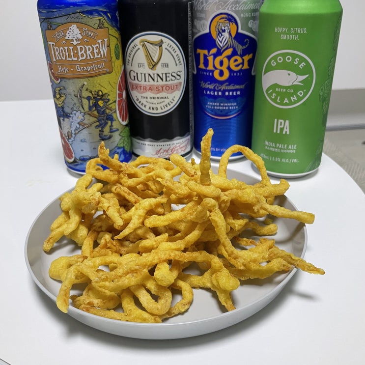  혼술안주 맥주안주 내 원픽 오징어채 맥주깐부 오징어튀김스낵