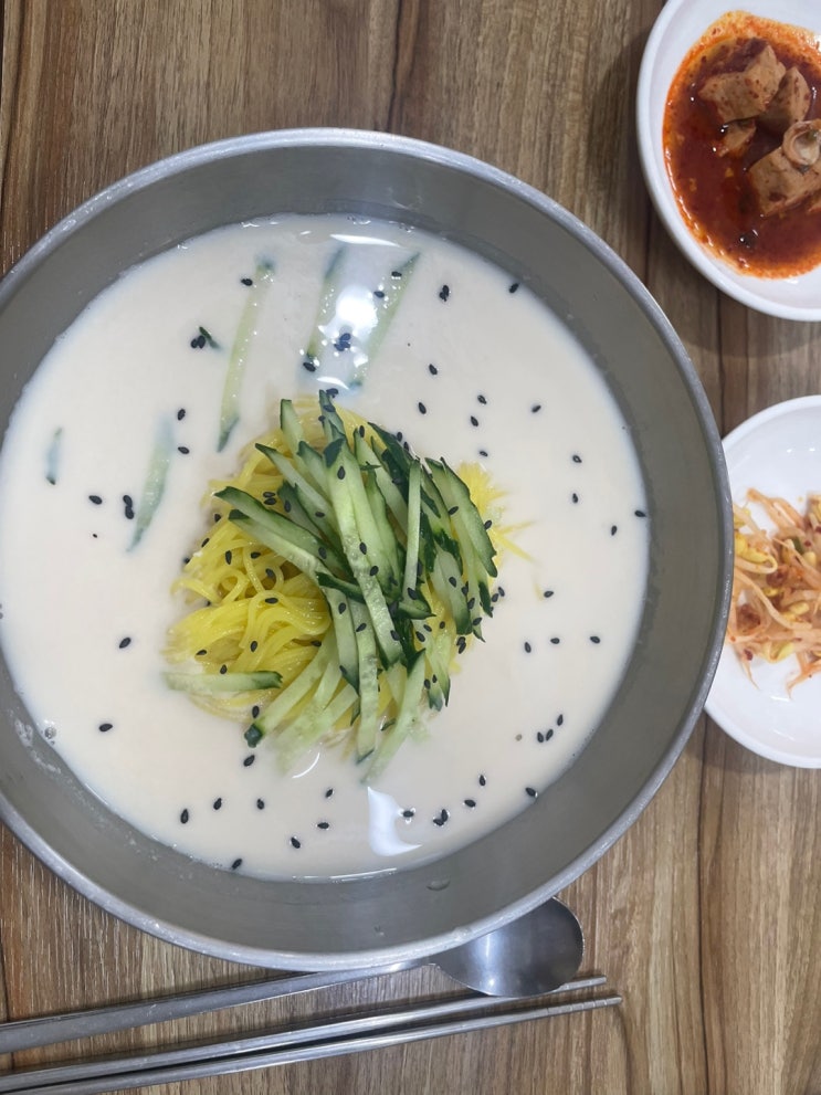  초전동맛집 내돈내산 해담순두부 콩국수 추천