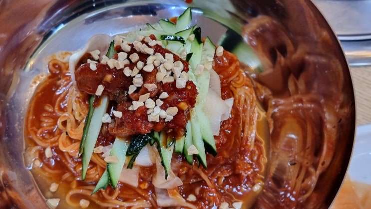  부산 범일동 점심 식사 밀면 맛집 : 원조 동두천 부대찌개