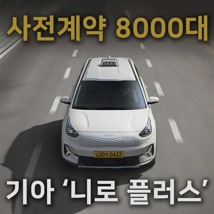  [홍스신차소개] 택시·캠핑용 차량, 기아 '니로 플러스'...8000대 사전계약