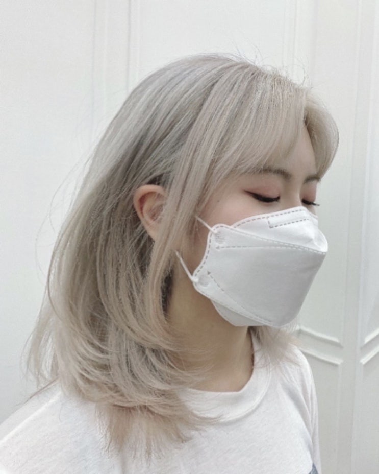  배곧미용실 보그헤어배곧점 애쉬블론드 백금발