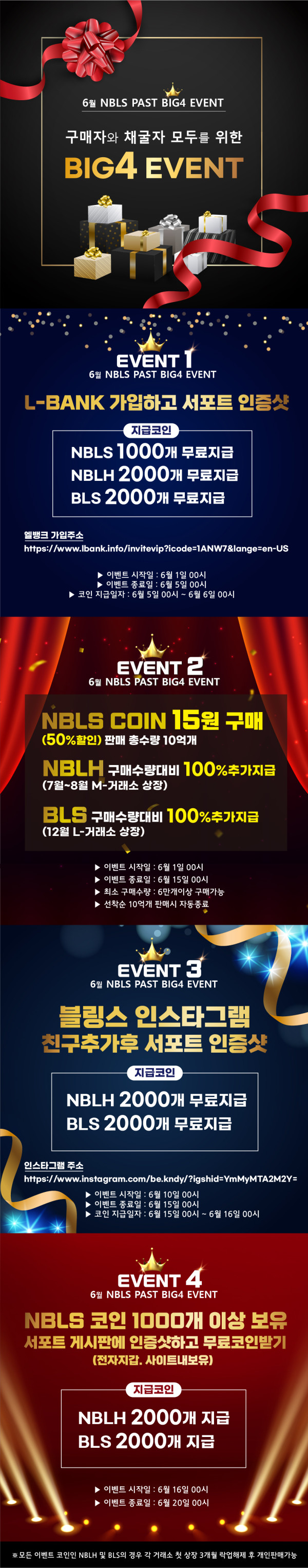  노블레스코인 5000개 전원지급 이벤트
