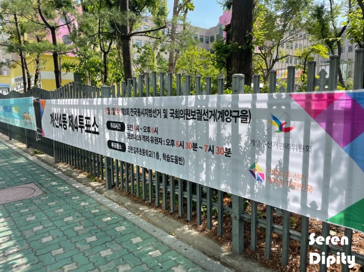  지방선거 투표::아무데서나 하면 안돼?!!지정된 장소에서만 투표해야만 한다구?(feat. 계양구투표)