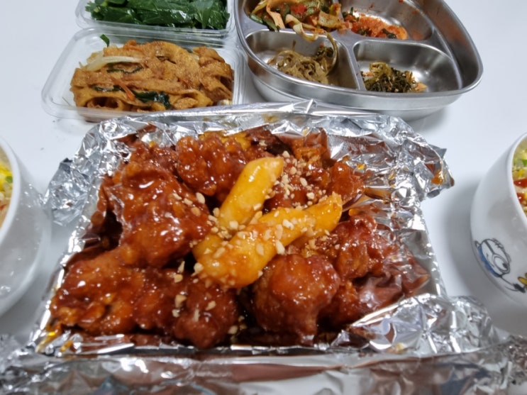  마들역 3번출구 큰집닭강정 쫀득쫀득 맛남