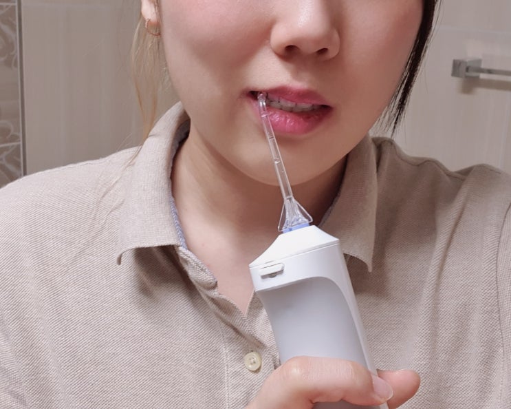  치아교정 후 삼각존, 파나소닉 구강세정기로 치아관리 TIP