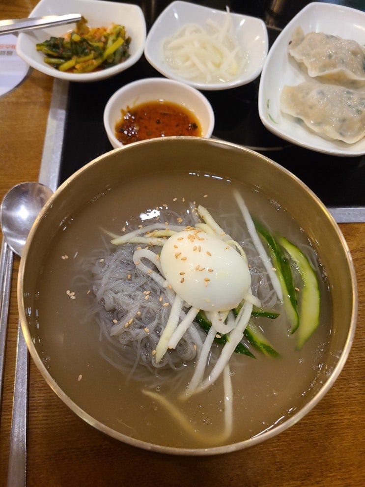  경성면옥 방문 후기 코엑스 푸드코트 냉면 만두