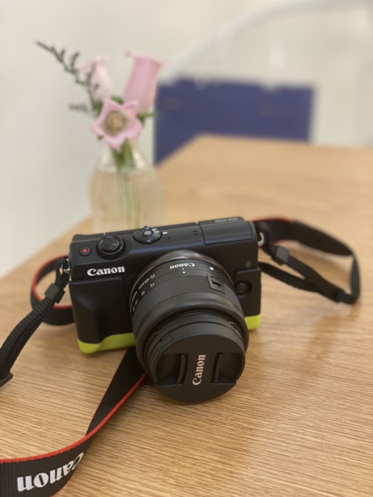 블로그 입문용 카메라 추천! 캐논 EOS M100 미러리스 카메라(신민아 카메라, 찍은사진 후기, 핸드폰사진 비교, 유튜브 브이로그용)