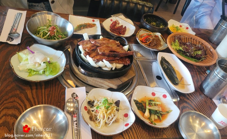 천안 유량동 맛집 태조숯불석갈비 막국수 먹부림