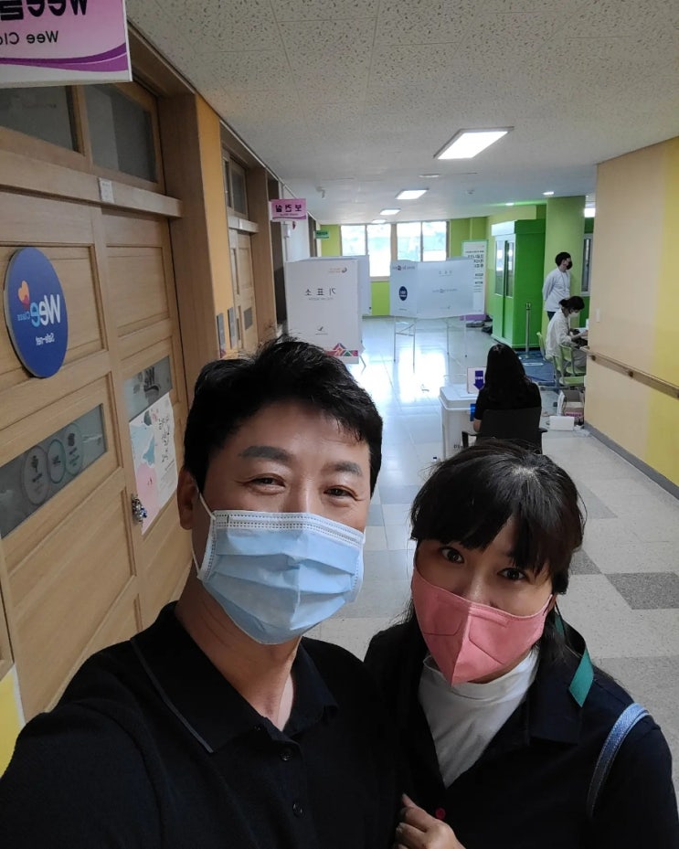 투표후 아파트산책 투표후 아파트산책