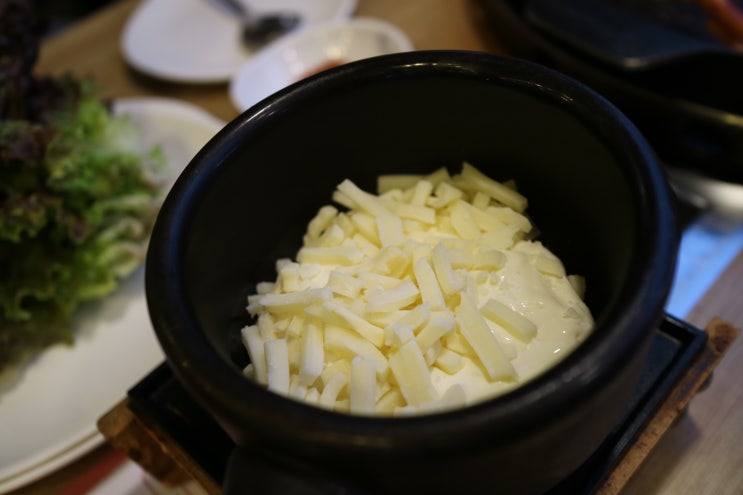  부평닭갈비맛집 닭갈비제작소 닭갈비를 치즈 퐁듀에 퐁당