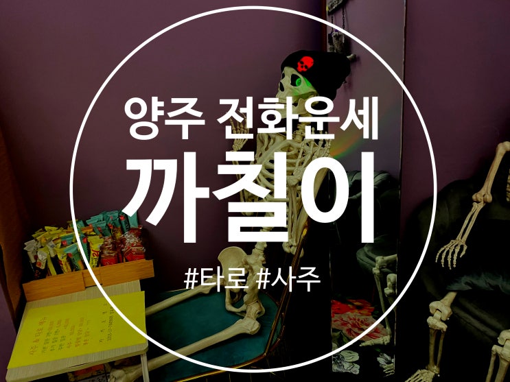  양주 전화운세 타로 사주 잘 보는 까칠이