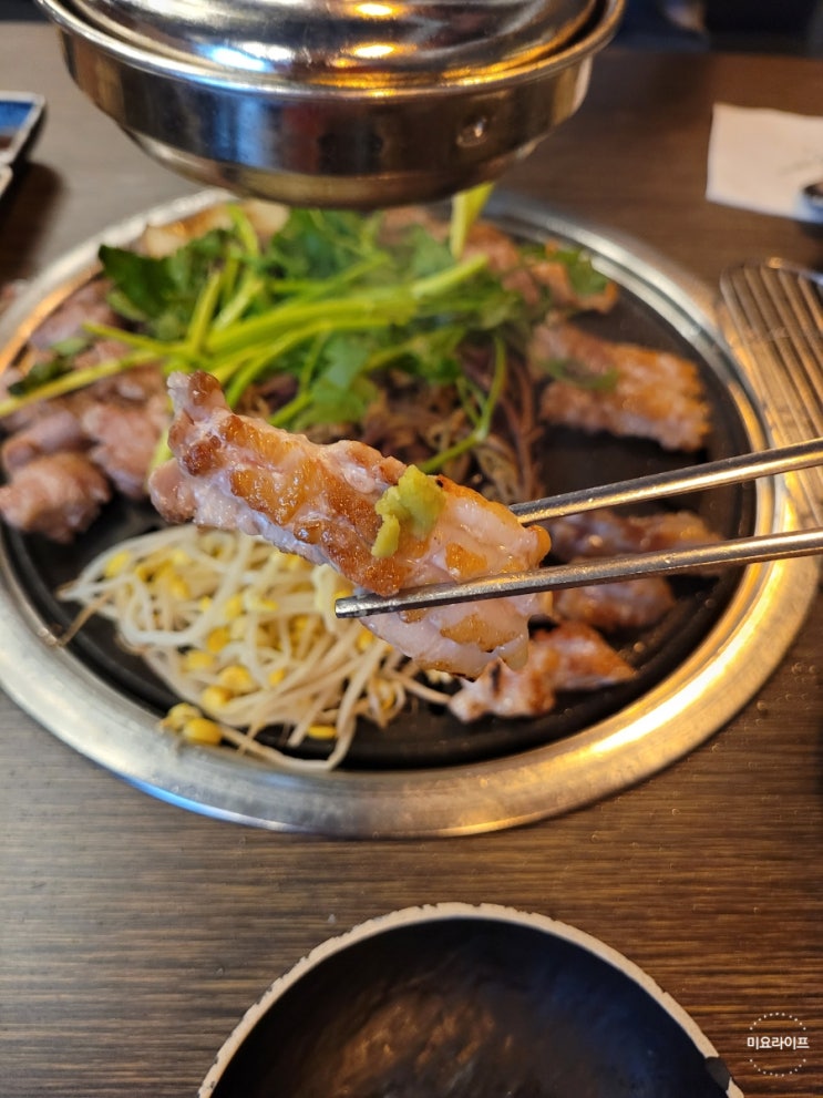  구디 고기집  꽃삼겹살이 맛있는 육풍에 다녀왔어요