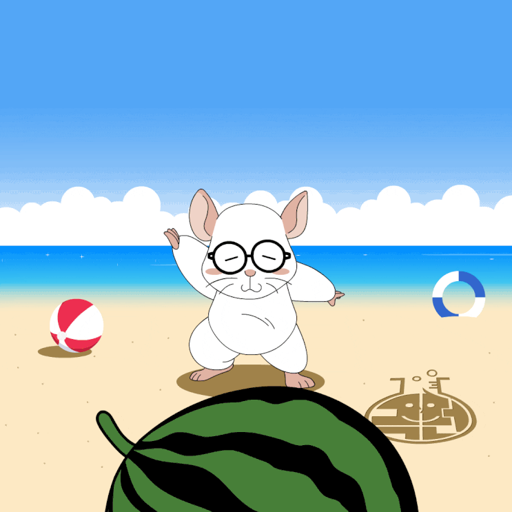 액션 친칠라의 수박깨기 일러스트와 애니영상 | Illustration and animation of Action Chinchilla's Watermelon Breaking 액션 친칠라의 수박깨기 일러스트와 애니영상 | Illustration and animation of Action Chinchilla's Watermelon Breaking