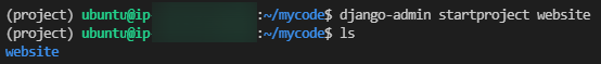  Python Django 프로젝트 만들기(+urls 설정)
