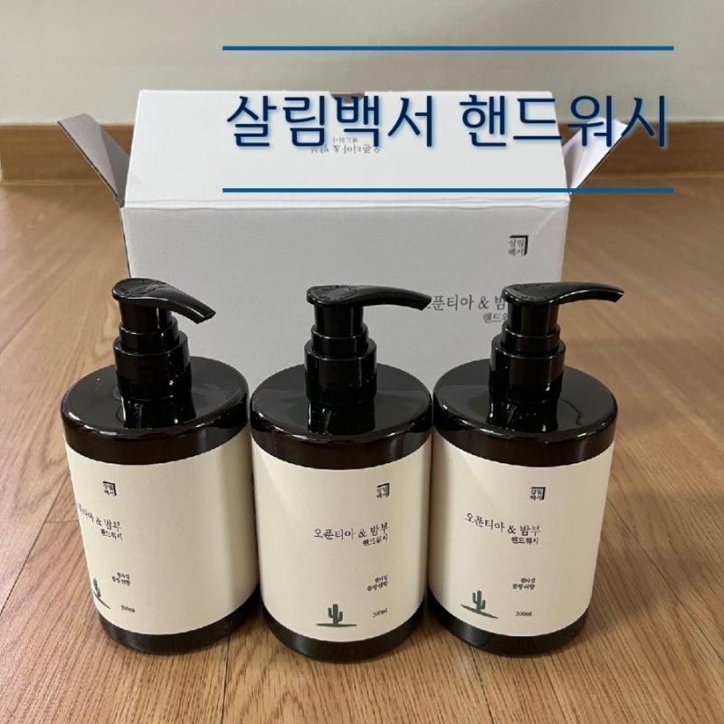 [제품후기] 핸드워시 추천 :: 살림백서 오푼티아&밤부 핸드워시 후기