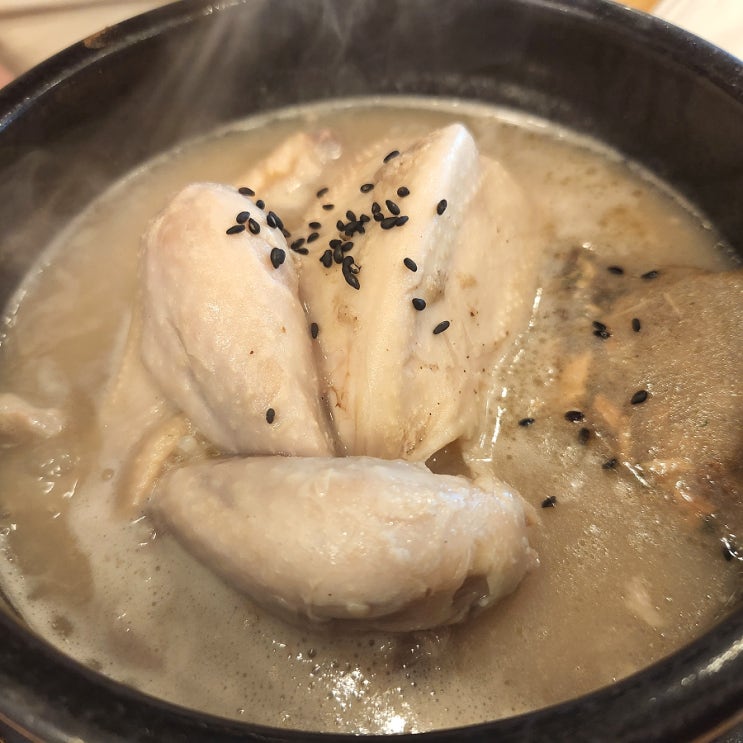  지호한방삼계탕 군포당정점에서 맛있는 식사