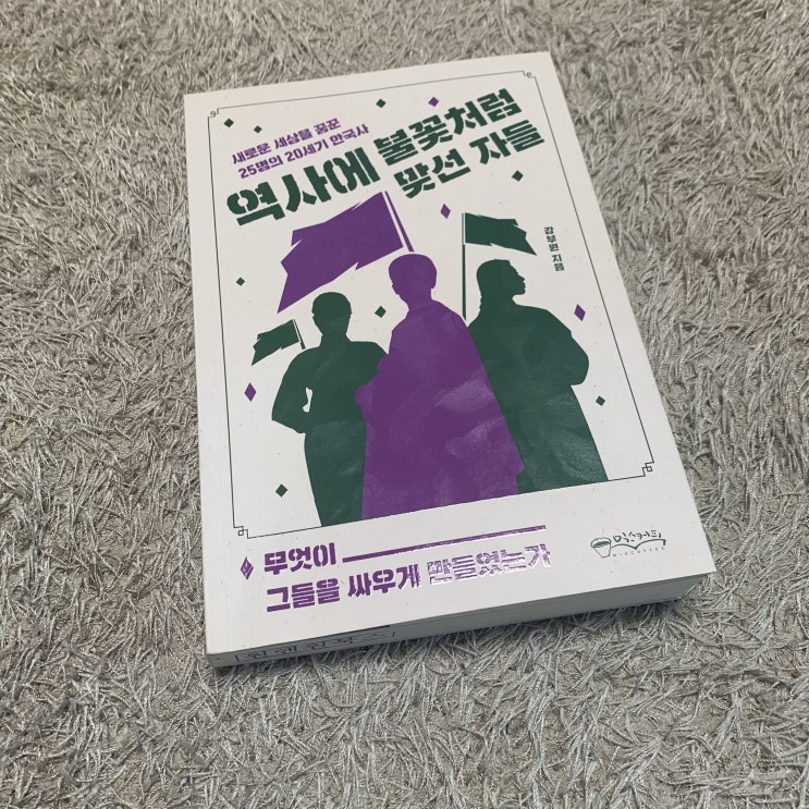  역사에 불꽃처럼 맞선 자들 - 강부원 지음 / 믹스커피