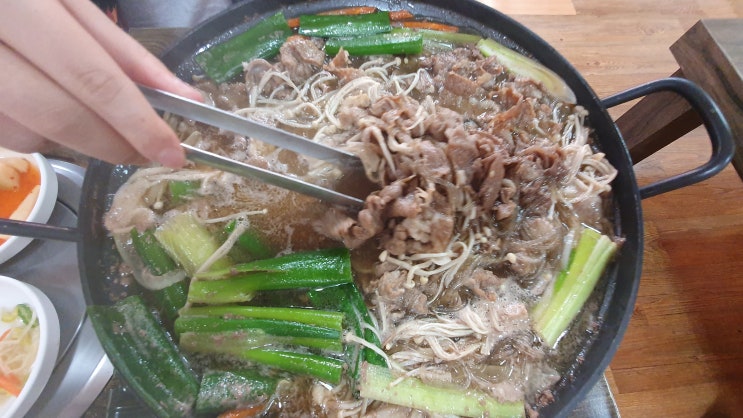  [강릉]강릉여행 가족여행추천맛집 위촌리한우, 한우불고기전골(부모님과 아이들과함께하기좋은 곳)