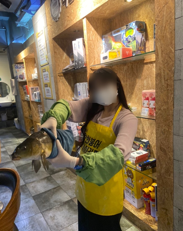  대학로 데이트코스 착한붕어 낚시카페 21마리 잡은 후기