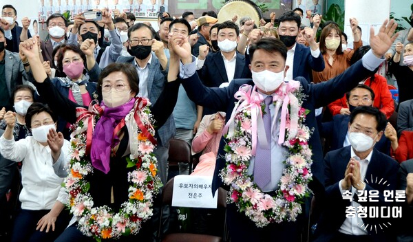  충북 단체장 선거 국민의힘 '압승'… 12곳 중 8곳 승리